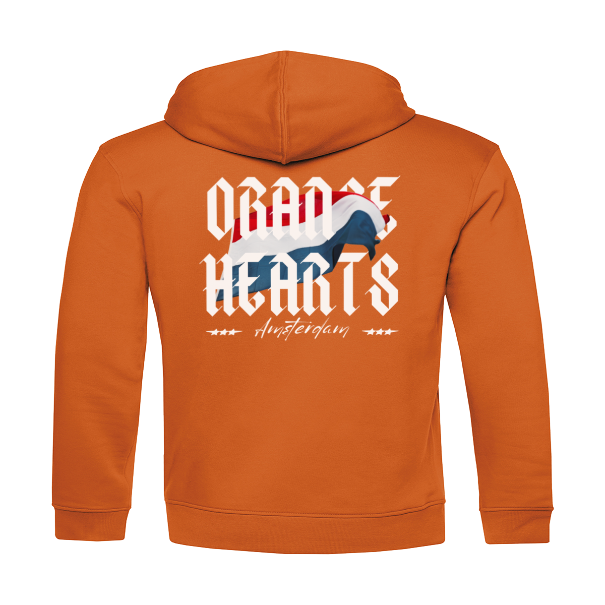 Orange Hearts Hoodie