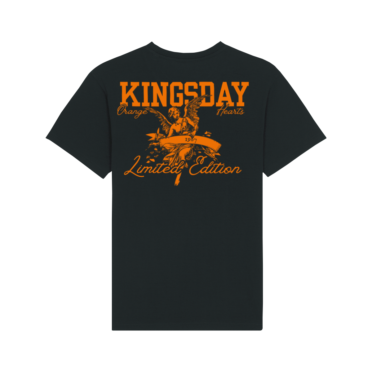 Zwart Koningsdag T-Shirt heren 2026 - Prestige T-Shirt | Kingsday 1967