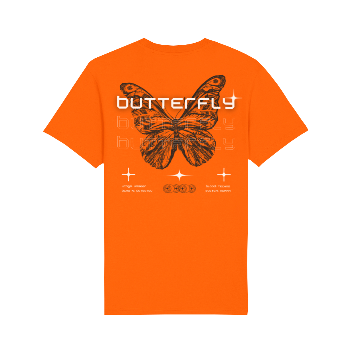 Oranje Koningsdag T-Shirt heren 2026 - Butterfly T-Shirt | Kingsday 1967