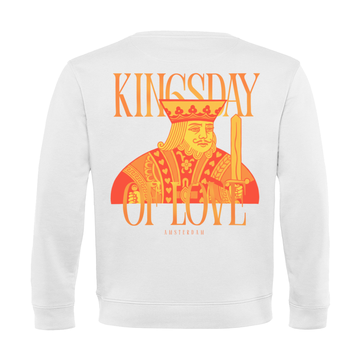 Koningsdag Sweater heren 2026 - King of Hearts Sweater | Kingsday 1967