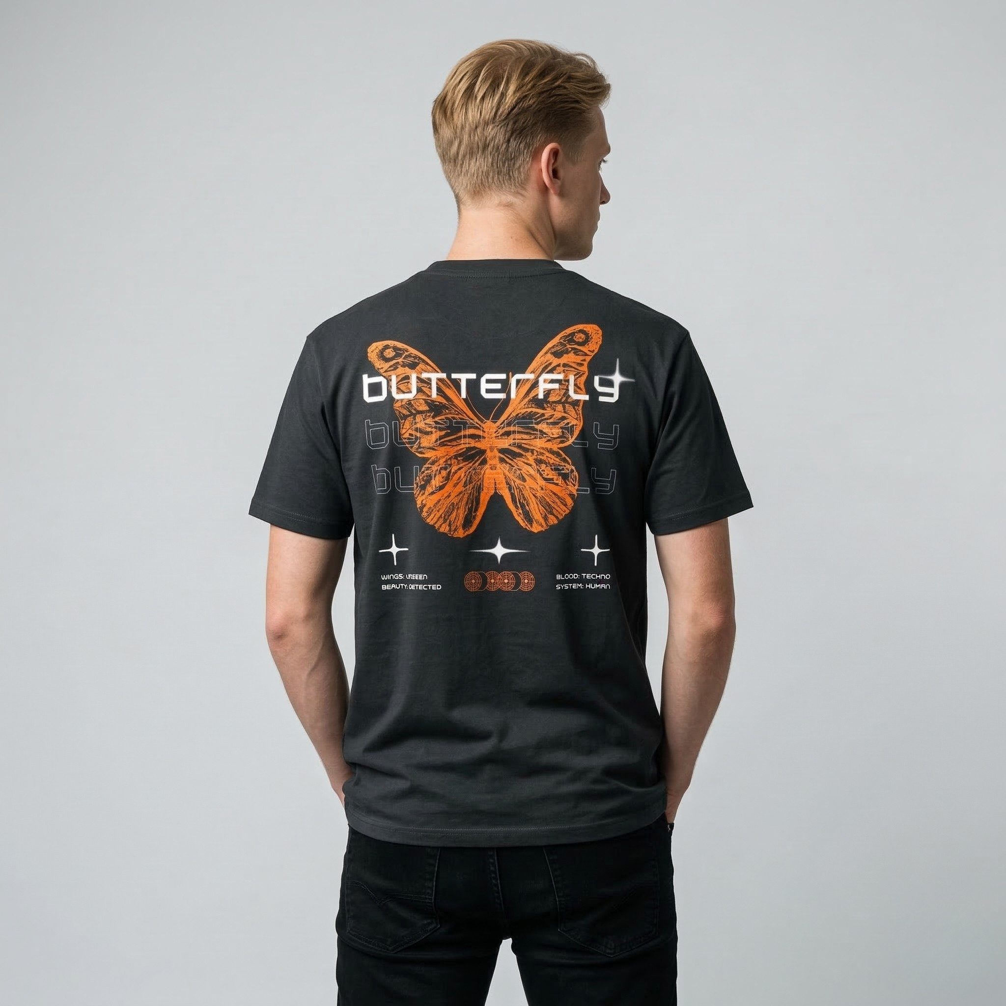 Koningsdag T-Shirt heren 2026 - Butterfly T-Shirt | Kingsday 1967
