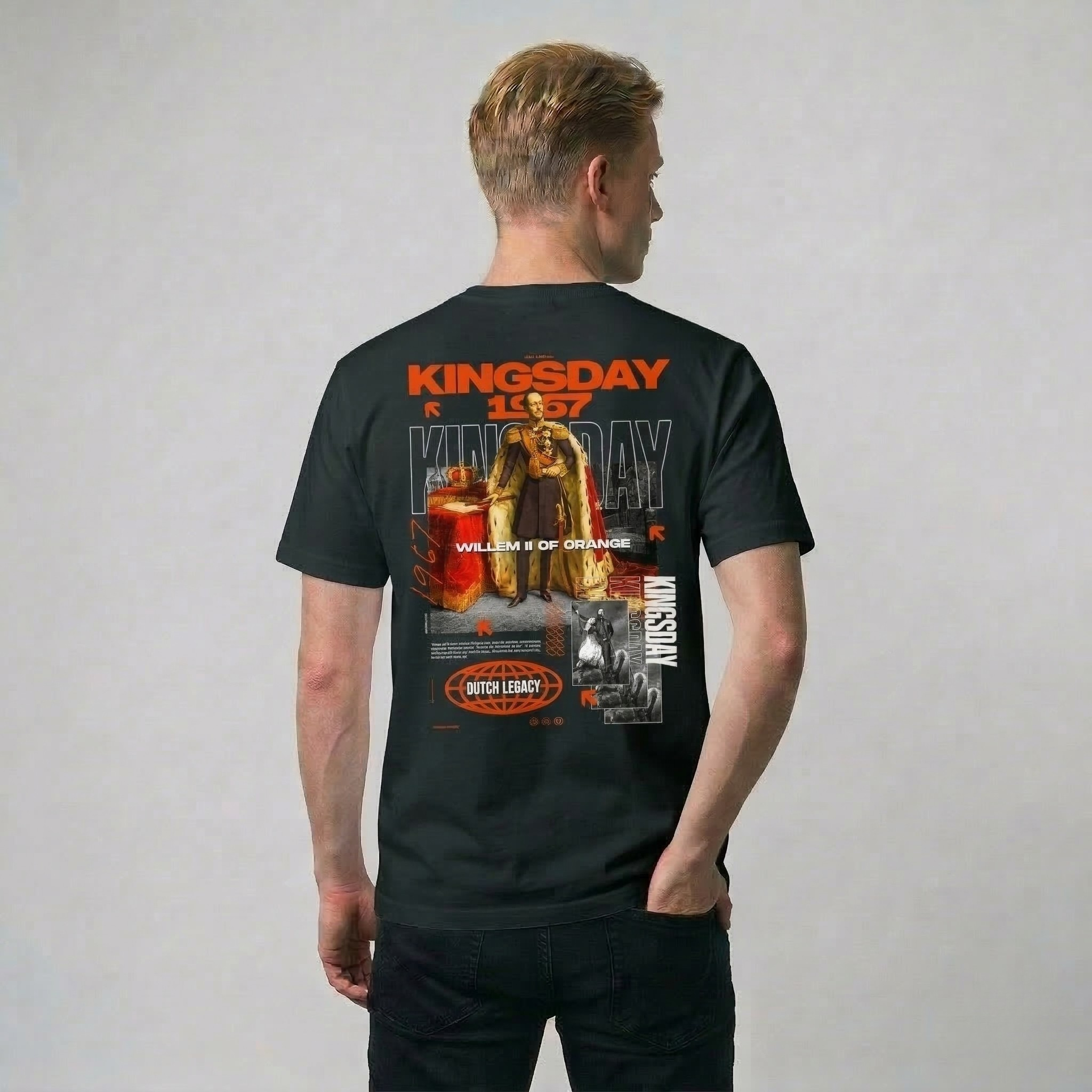 Koningsdag T-Shirt heren 2026 - Willem the II T-Shirt | Kingsday 1967
