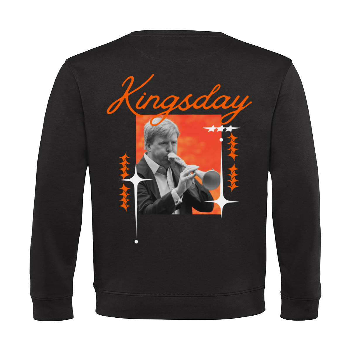 Zwart Koningsdag Sweater heren 2026 - Toeter des Vaderlands Sweater | Kingsday 1967