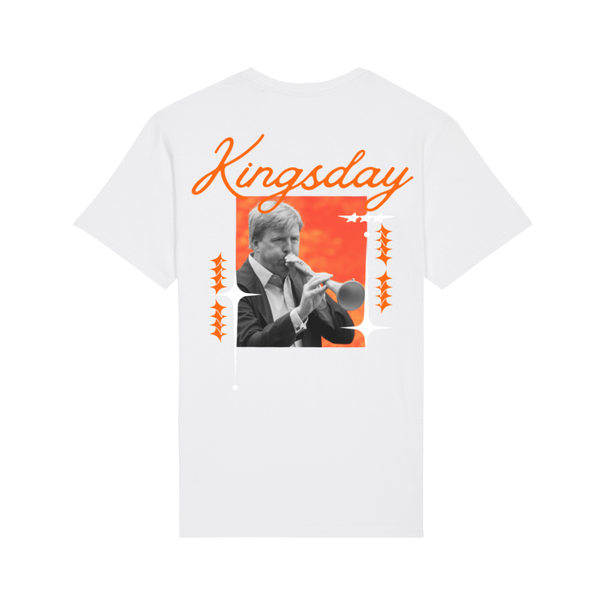 Wit Koningsdag T-Shirt heren 2026 - Toeter des Vaderlands T-Shirt | Kingsday 1967