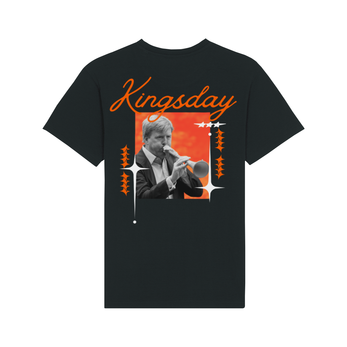 Zwart Koningsdag T-Shirt heren 2026 - Toeter des Vaderlands T-Shirt | Kingsday 1967