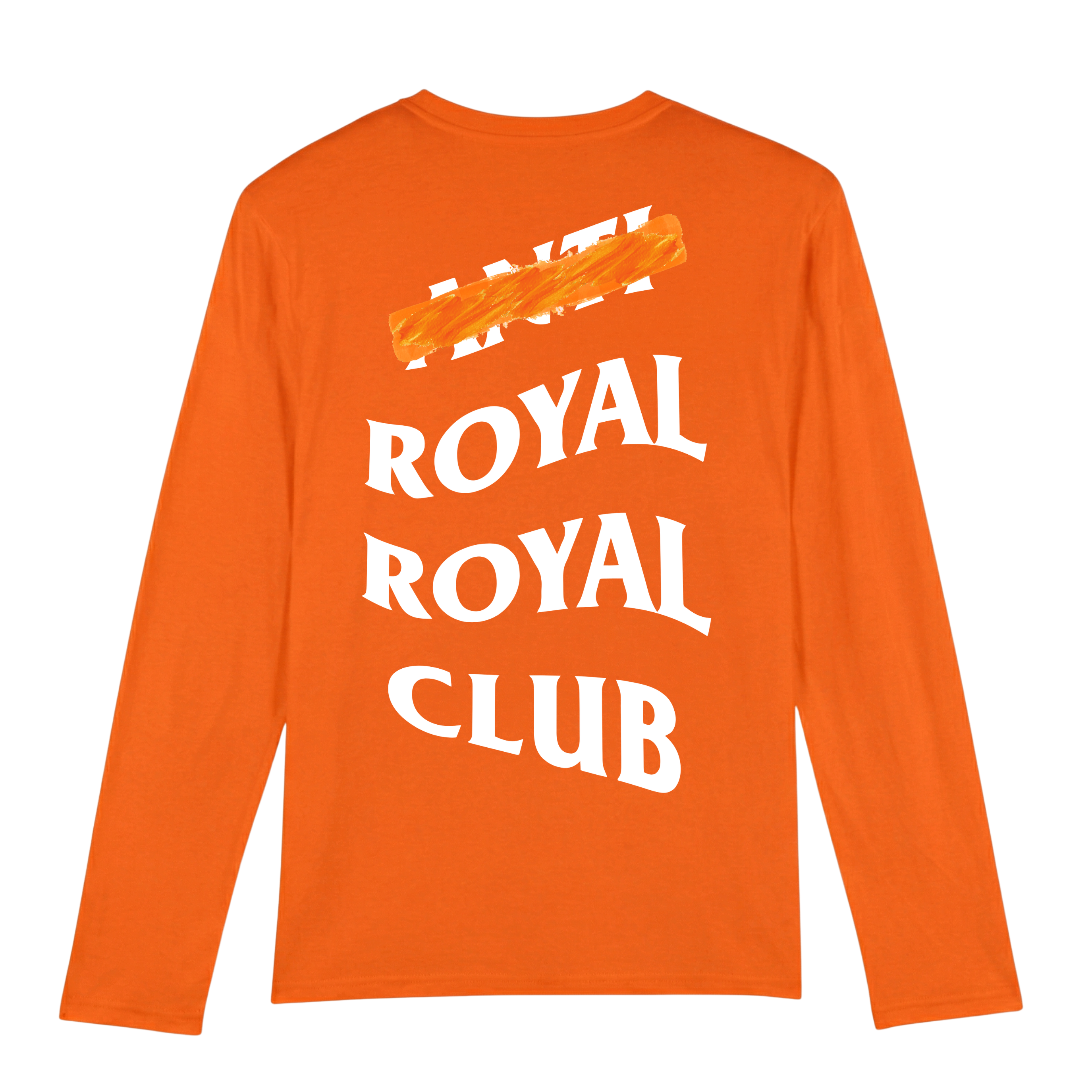 Oranje Koningsdag Longsleeve heren 2026 - Anti Royal Royal Club Longsleeve | Kingsday 1967