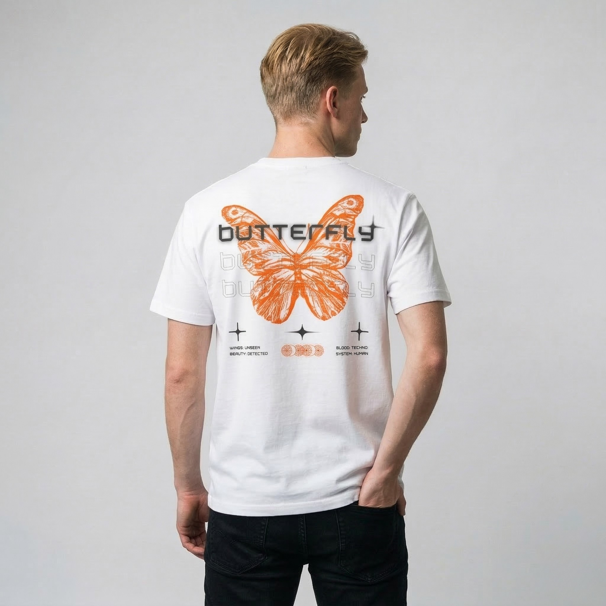 Koningsdag T-Shirt heren 2026 - Butterfly T-Shirt | Kingsday 1967