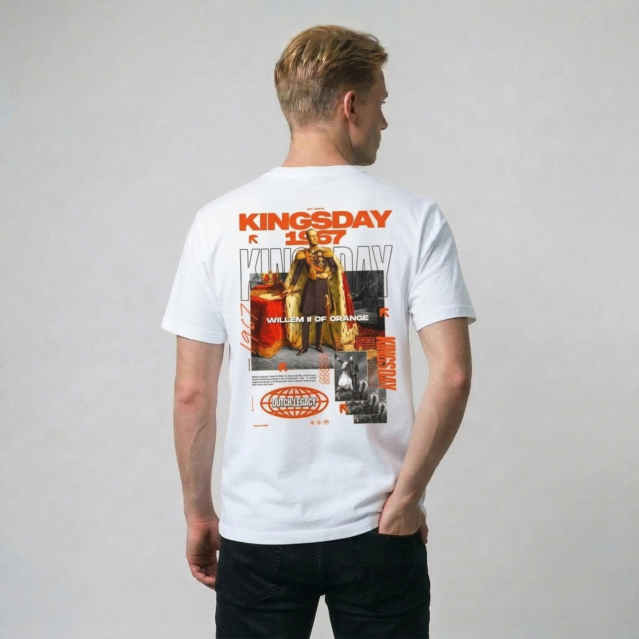 Koningsdag T-Shirt heren 2026 - Willem the II T-Shirt | Kingsday 1967