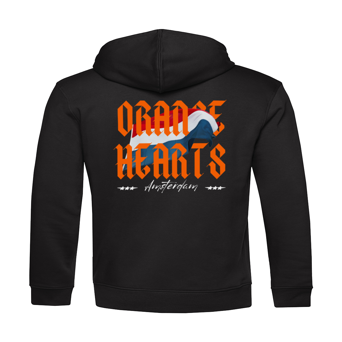 Orange Hearts Hoodie